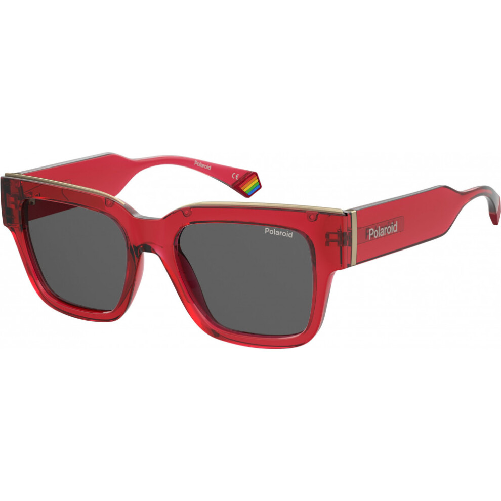New Polaroid Men's Pld 6198 S X Mc 52 C9a Sunglasses Red Pld-6198-S-X-Mc-C9a