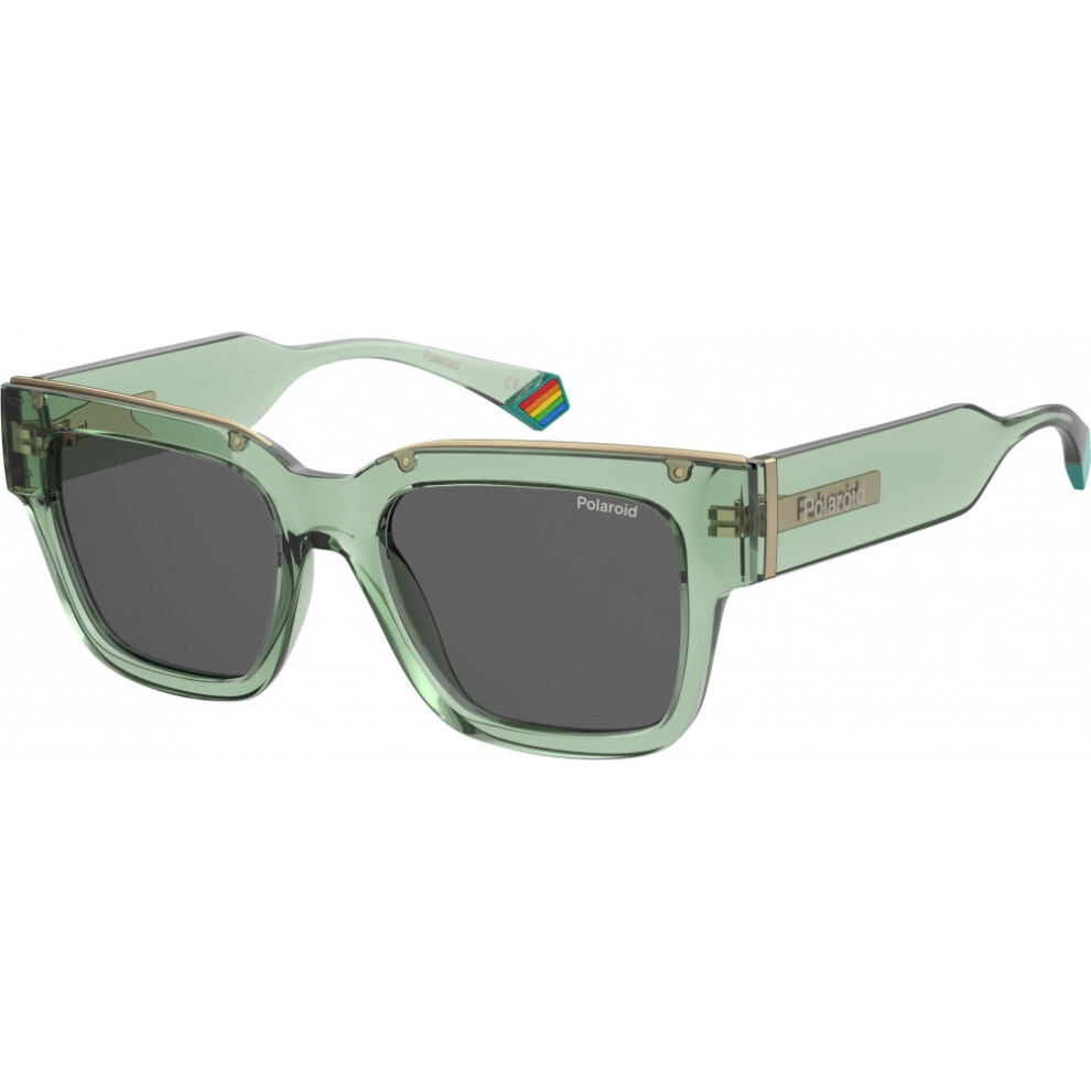 New Polaroid Men's Pld 6198 S X Mc 52 1Ed Sunglasses Green Pld-6198-S-X-Mc-1Ed