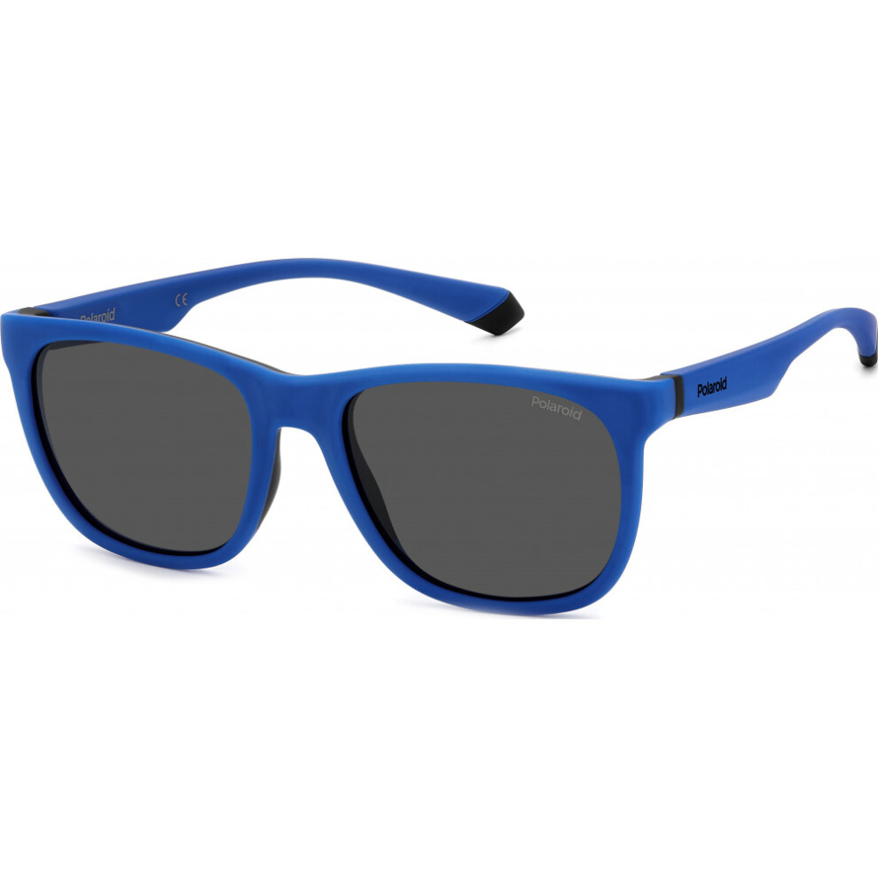 New Polaroid Men's Pld 2140 S 55 Dof Sunglasses Blue Pld-2140-S-Dof