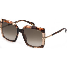 Sonnenbrille - Police - SPLG23 - 02AD HELLER BRAUN GLANZEND - Damen - Trend