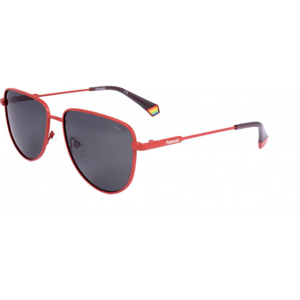 New Polaroid Men's Pld 6196 S X 56 0Z3 Sunglasses Red Pld-6196-S-X-0Z3