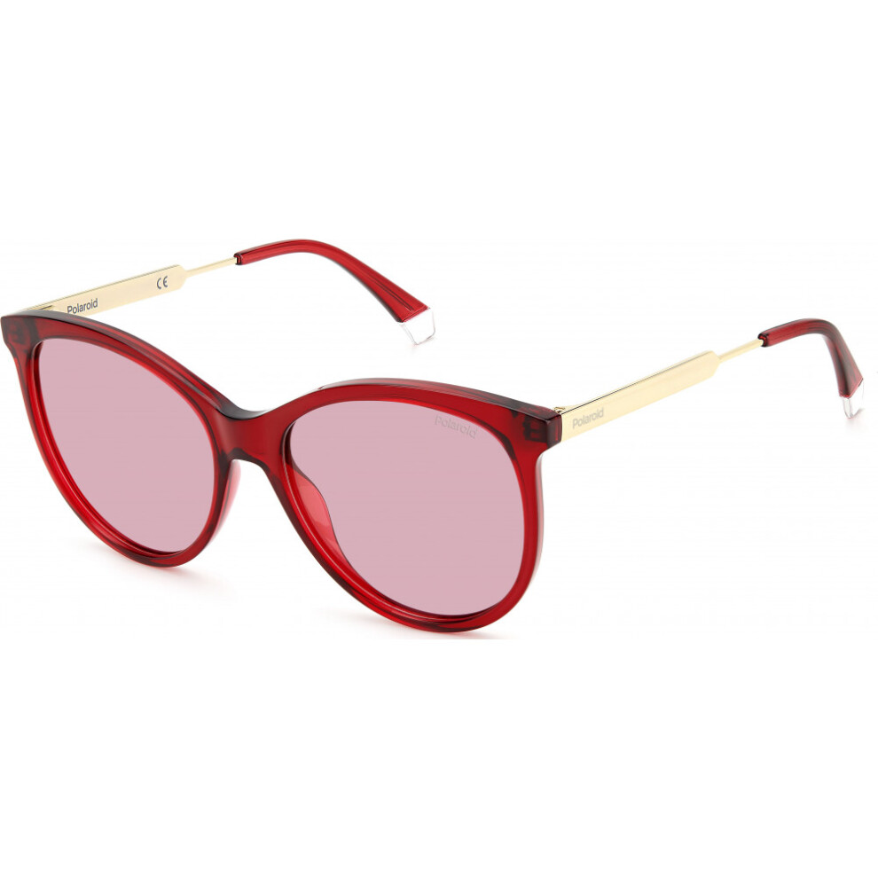 Polaroid Pld-4131-S-X-Mu1 Pld 4131 S X 57 Mu1 Sunglasses Red