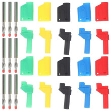 (As show, One size) 10Pcs Speaker Banana Plugs Small Banana Plugs Replacement Banana Plug Connector for Speakers