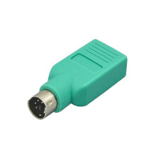 (As show, One size) USB Female To PS/2 Male Converter Changer Adapter for Desktop PC