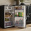 Homcom (Black) HOMCOM 85L Freestanding Under Counter Fridge with Chiller Box 7
