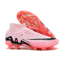 (pinkchang, 38) Long spike football shoes high top football shoes professional training shoes