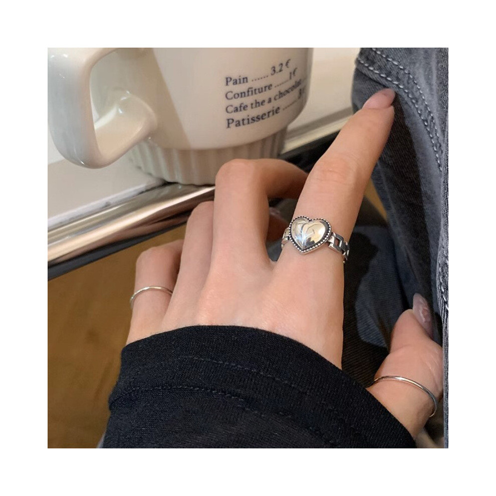 Eyecatching Vintage Copper Heart Ring For Women With Unique Design And Adjustable Fit Wear Everyday For-image-OPC-PGVQTSW-NEW