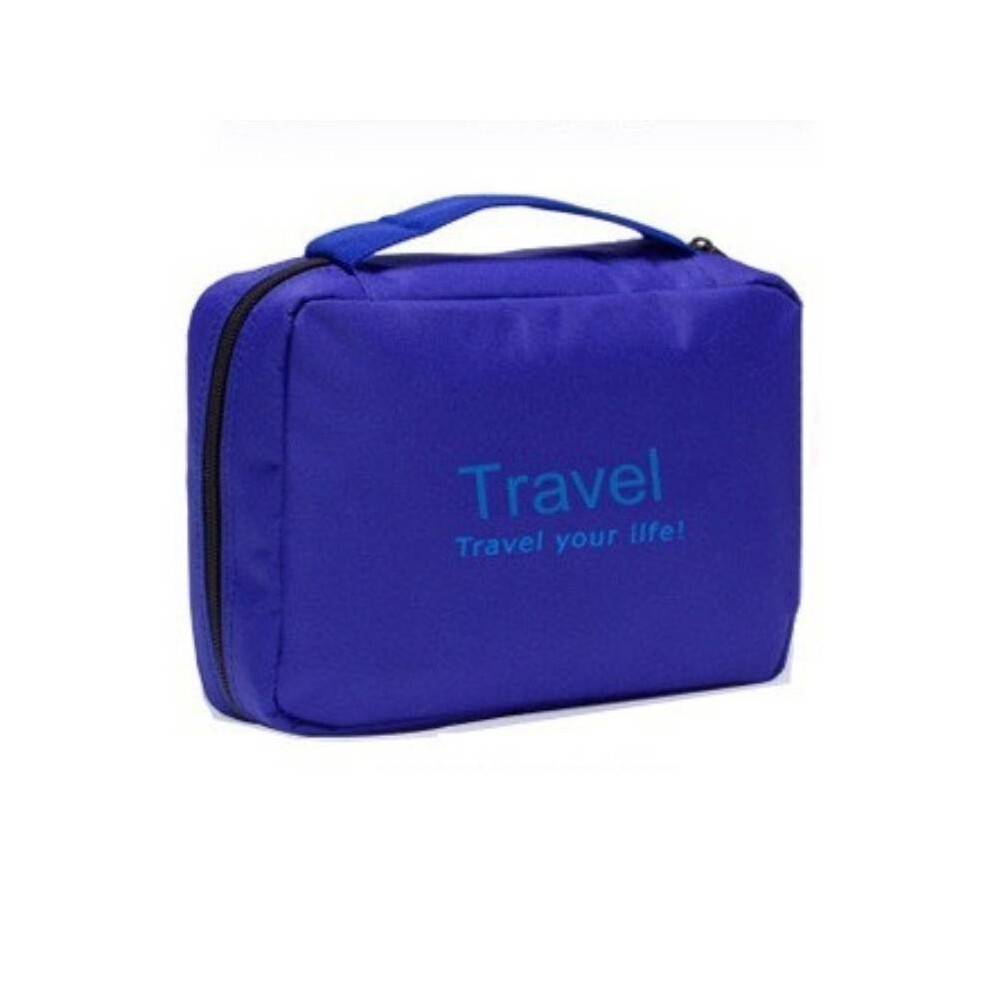 (Blue) Toiletry Hook Type Bag Large Capacity Portable Travel Storage Stylish And Simple-image-OPC-PGVQZQ8-NEW