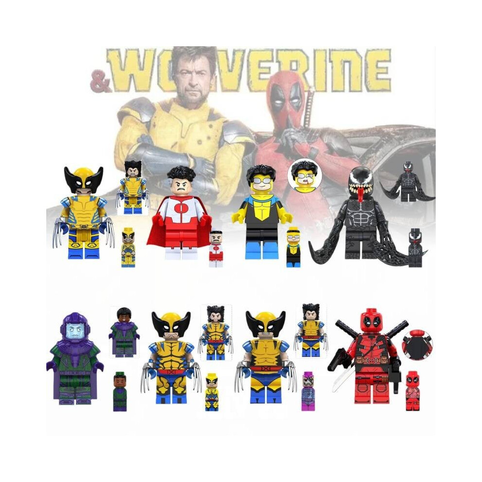 Deadman Invincible Wolverine Building Block Toy Action Figure Model Material Abs