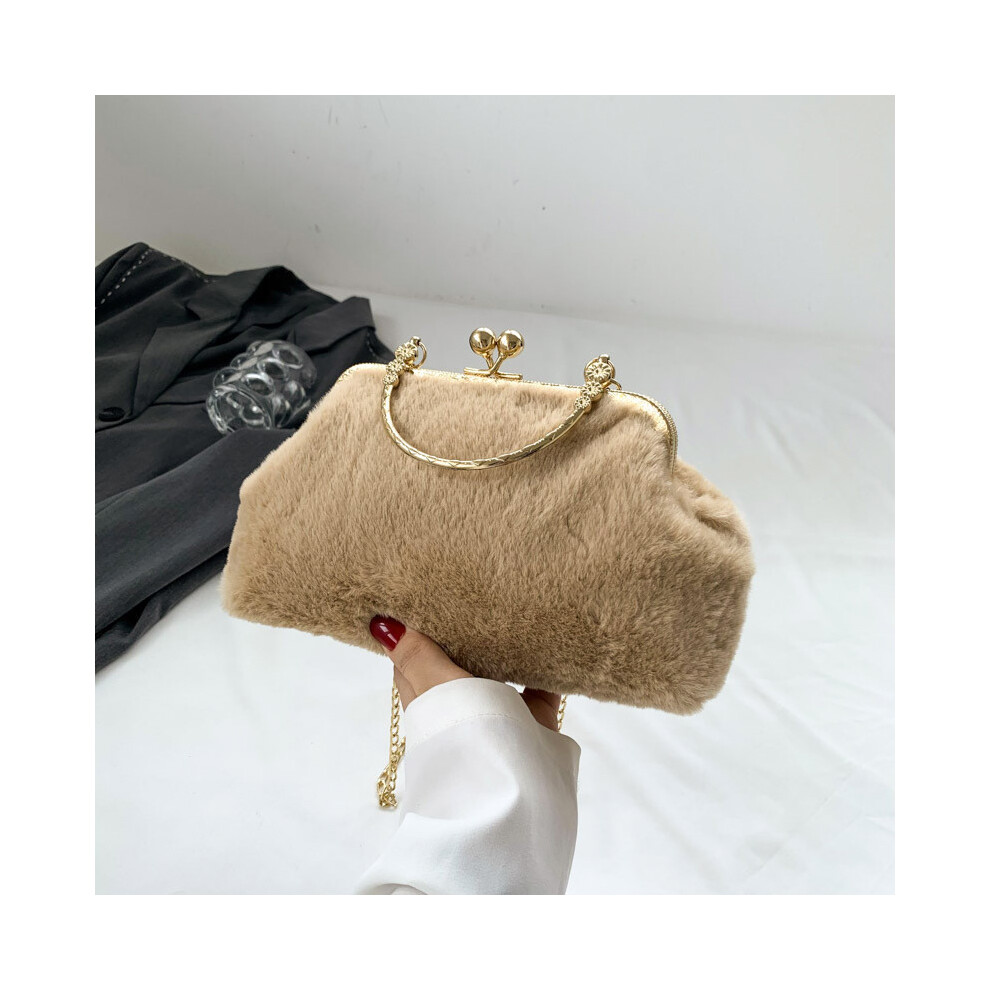 (Khaki) Quilted Minimalist Elegant Shell Bag Perfect For Daily Use Multiple In Colors-image-OPC-PGVR6WM-NEW