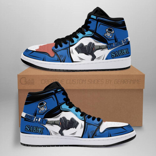 (4.5) sabo dragon claw sneakers skill one piece shoes
