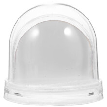 (As show, One size) Diy Snow Globe with Sublimation Blank Paper Photo Snow Globe Blank Picture Snow Globe