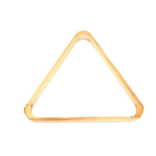 (As show, One size) Solid Color Wooden Triangle Snooker Pool Billiards Tripod Ball Rack Swing Ball Holder Triangle Ball Frame Pool Table Accessories for Standard Balls Ga