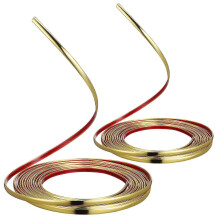 (As show, One size) 2 Rolls Molding Trims Flexible Trim Moulding Wall Trim Wall Moulding Mirror Frame Border Peel And Stick Trim