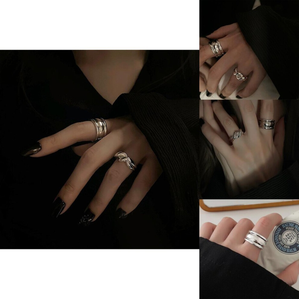 Silver Fashionable S925 Ring With Timeless Design And Adjustable Open Band Wear For Everyday-image-OPC-PGVRKCV-NEW