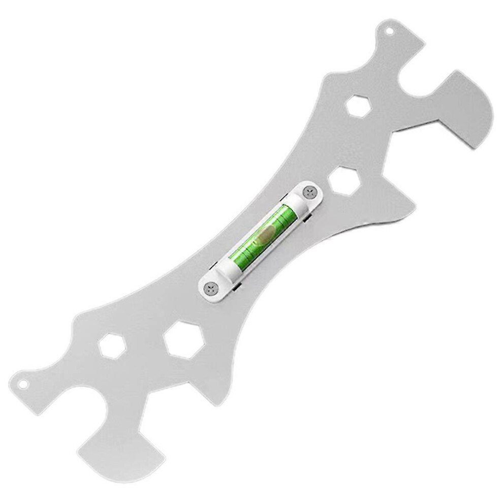 (As Show, One Size) Plumbing Wrench Home Plumbing Repair Tool Stainless Steel Double-Ended Wrench 4069016304904