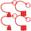 (As show, One size) 4pcs Hydraulic Quick Coupling Dust Caps Quick Connector Coupler Covers 1
