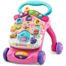 VTech First Steps Baby Walker | Push Along Walker Baby Toy with Shapes, Sounds, Music, Phrases, Pretend Play and More |