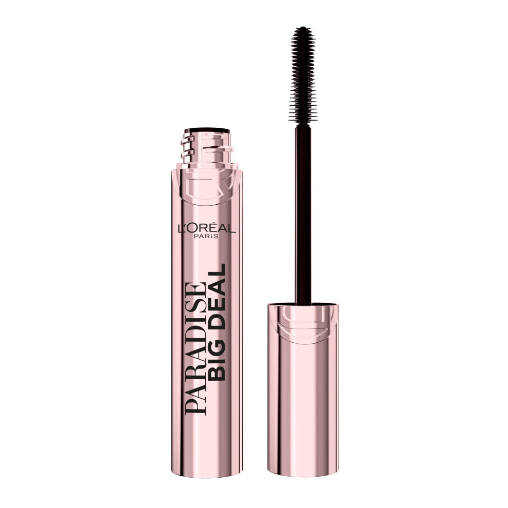 LâOrã©Al Paris Black L'oreal Paris Paradise Big Deal Mascara Volumizing And Lengthening Mascara Buildable Clump Resistant Washable Est Mascara 0.33 Fl Oz