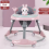 Adjustable Multi-Function Baby Walker Toy Car Hand Push Learning to Walk Device Anti-Tip Various Gear Settings Support 4