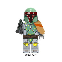 (Boba) 6 stks/set Star Wars Minifiguren Buliding Blokken Cijfers Model Speelgoed Kindercadeau