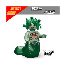 (Stijl E) Medusa Gingerbread Man Lady Libert bouwsteenminifiguren