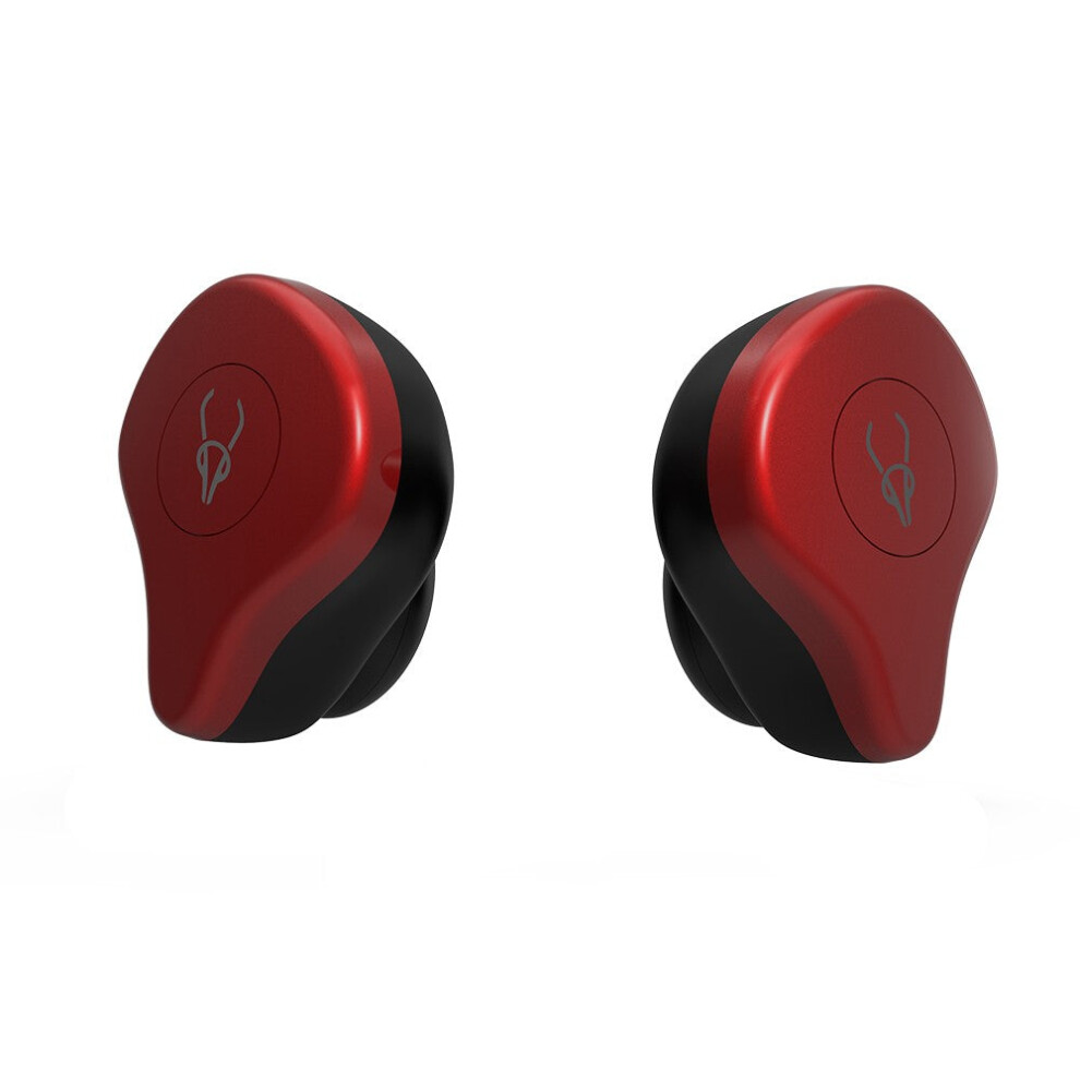 (Red) Tws True Wireless Bt Earphone Red 3654657658489