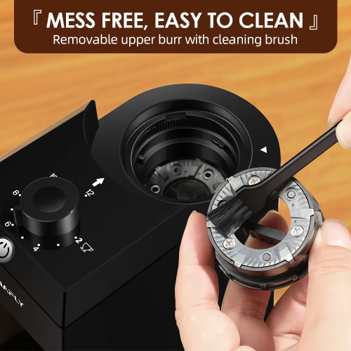 Automatic Burr Mill Coffee Grinder Electric Coffee Bean Grinding 2