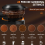 Automatic Burr Mill Coffee Grinder Electric Coffee Bean Grinding 4