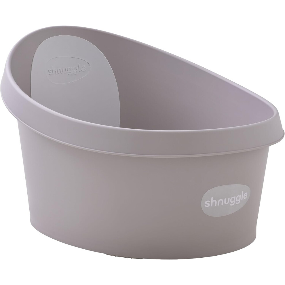 Shnuggle Toddler Bath Tub | Larger bath for bigger kids at Bathtime | Includes warm and soft foam backrest | Grippy Anti-Slip Surface