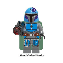 (Blauwe Mandalorian) 6 stks/set Star Wars Minifiguren Buliding Blokken Cijfers Model Speelgoed Kinderen