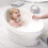 Shnuggle Toddler Bath - White With Light Grey Backrest, 9+ months 6