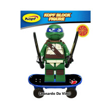 (KF1488) Teenage Mutant Ninja Turtles hebben minifiguren van bouwstenen samengesteld