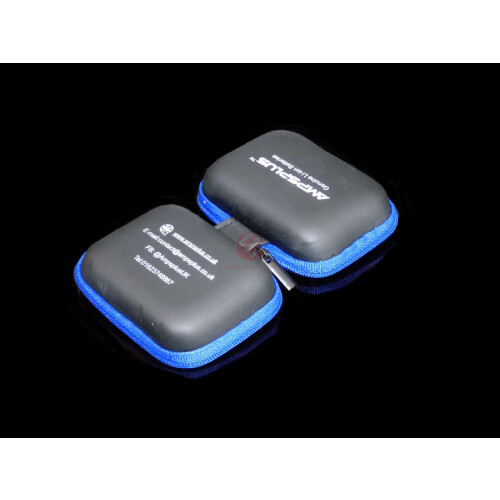 18650 Battery Case Zipped Leather Pouch