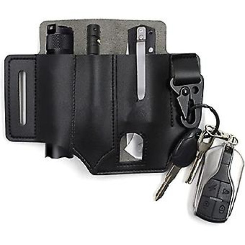 Outdoor Belt Tool Bag Multitool Leather Sheath Pocket 1