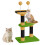 (Green) Bees Vibrant Colors Cat Tree Playful Design Cat Tower 1