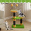 (Green) Bees Vibrant Colors Cat Tree Playful Design Cat Tower 4