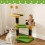 (Green) Bees Vibrant Colors Cat Tree Playful Design Cat Tower 5