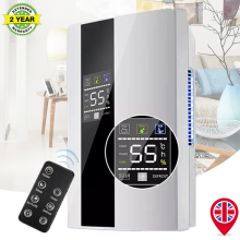 2.5L Dehumidifier Quiet Home Air Dryer For Mould Moisture Damp Portable + Remote