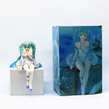 Hatsune Miku Vlinder Bloem Elf Anime Karakter Pop Mooi Meisje Model