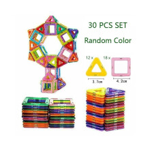 (30 stuks) 30/50/100PCS magnetische bouwstenen constructie educatief magisch speelgoed voor kinderen