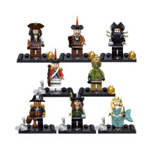 (8 stks B) 8 stks Pirates Of The Caribbean Action Figure Model Bouwstenen Speelgoed Gift