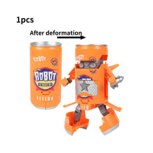(Jar Orange) Seiya Saint-serie Creatieve transformationele frisdrankfles Samurai Robotmodel speelgoed