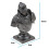 Dark Souls geremasterde buste Black Knight-speelfiguur 7