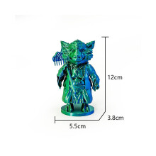 (Blauw) Zwart Mythe Wukong Zhu Bajie Action Figure Model Pop Desktop Decoratief Ornament