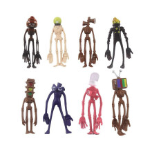 8 STKS/SET Sirene Hoofd Figuren PVC Kinderspeelgoed Collectie Cadeau