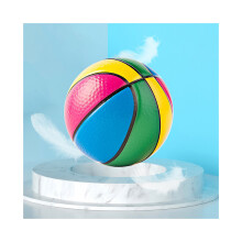 (Stijl D) Elastische PVC-bal Kleine basketbalinteractieve speelgoedbal voor binnen en buiten