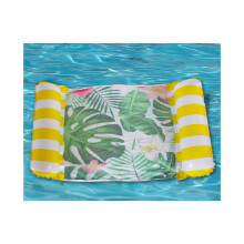 (StyleE) Nieuwe PVC Cartoon Patroon Opblaasbare Drijvende Rij Opvouwbare Water Lounge Stoel