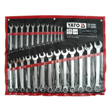 Yato YT-0365, 6,7,8,9,10,11,12,13,14,15,16,17,18,19,20,21,22,24,25,27,30,32 mm, Chroom, Chondroïtinesulfaat, Chroom, Satijn