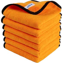 MR.SIGA Professional Premium Microfiber Towels for Household Cleaning and Car Washing, Dual-Sided Auto Detailing Towels